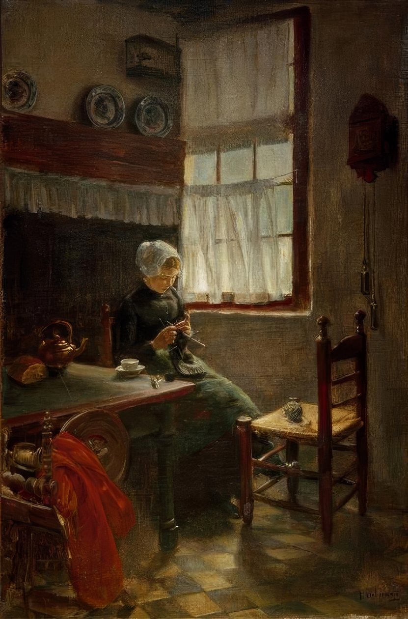Tyst arbete av Max Liebermann