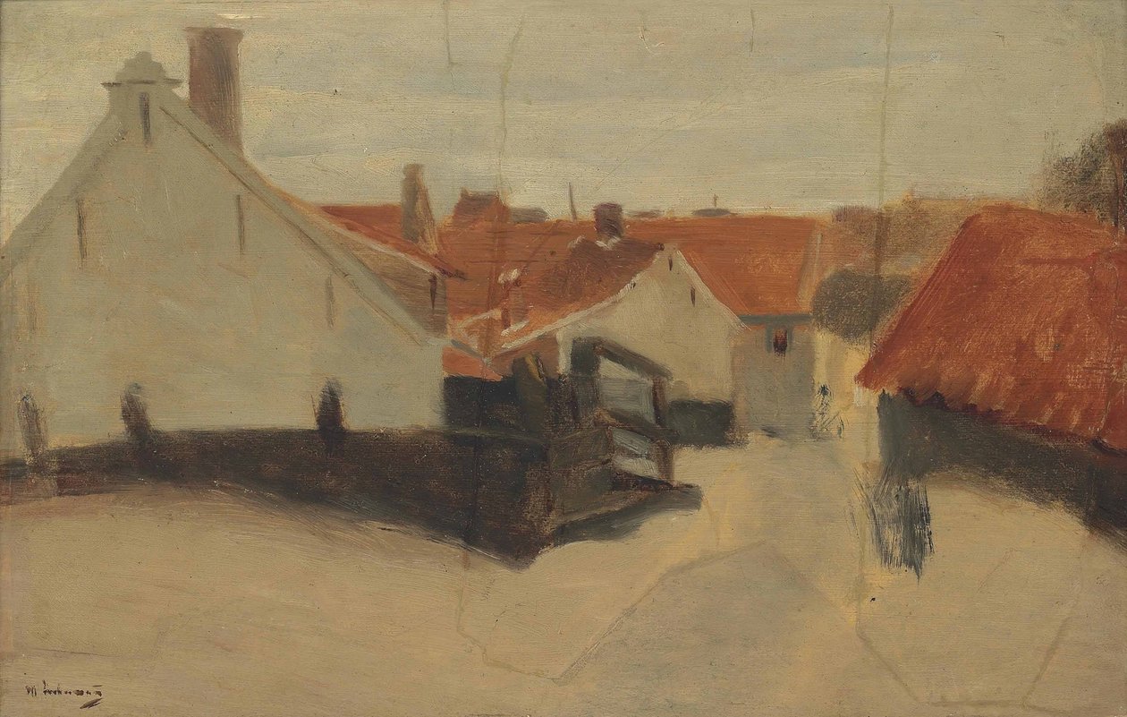 Strasse in Scheveningen av Max Liebermann
