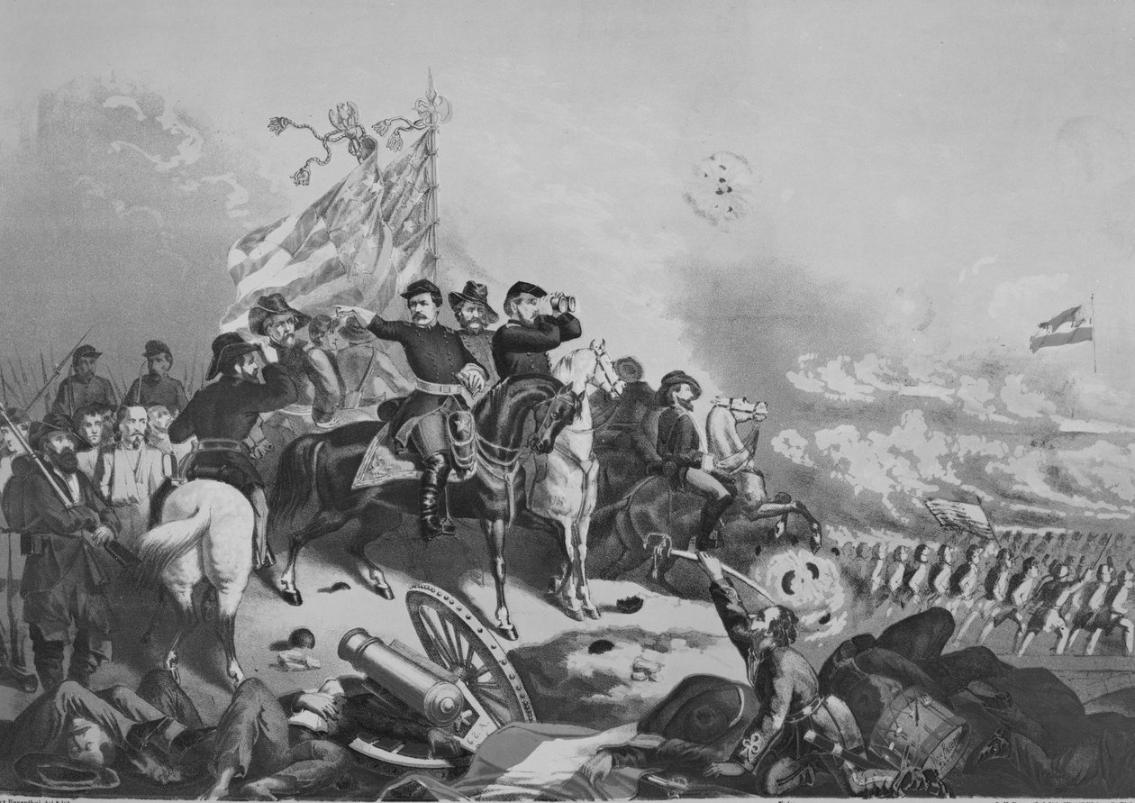 Slaget vid Antietam 1862, 1865 av Max Rosenthal