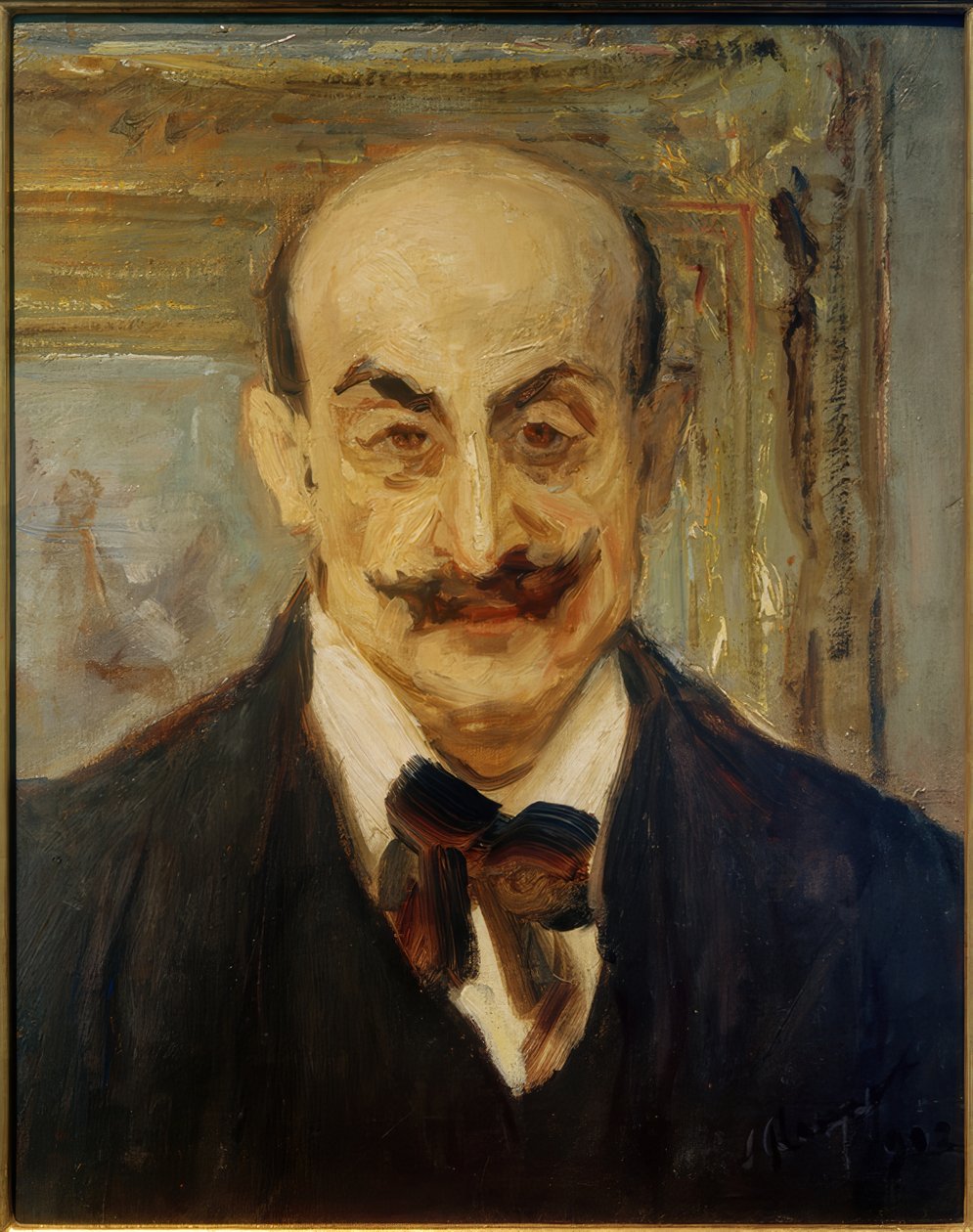 Porträtt av Max Liebermann av Max Slevogt