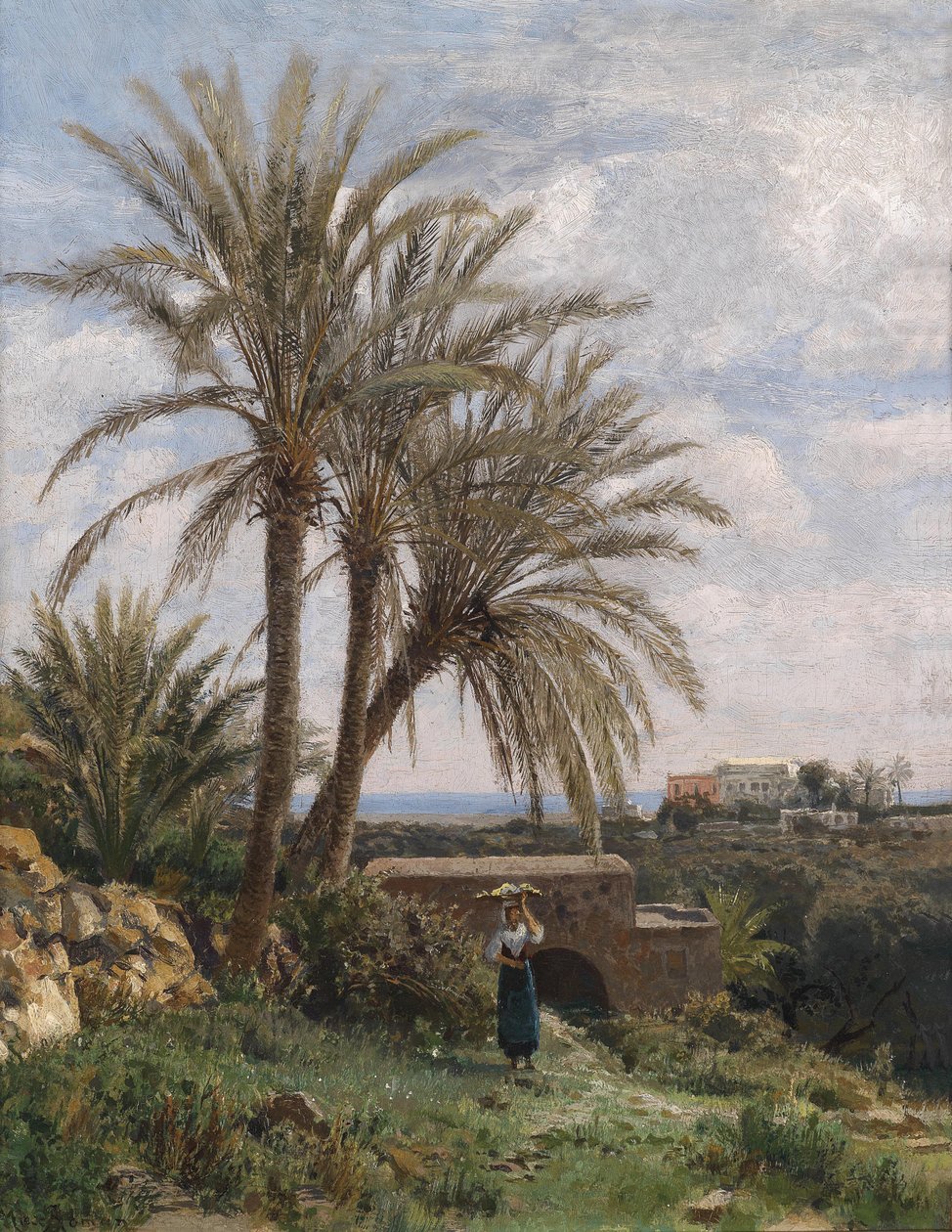 Antike Villa bei Tivoli av Max Wilhelm Roman