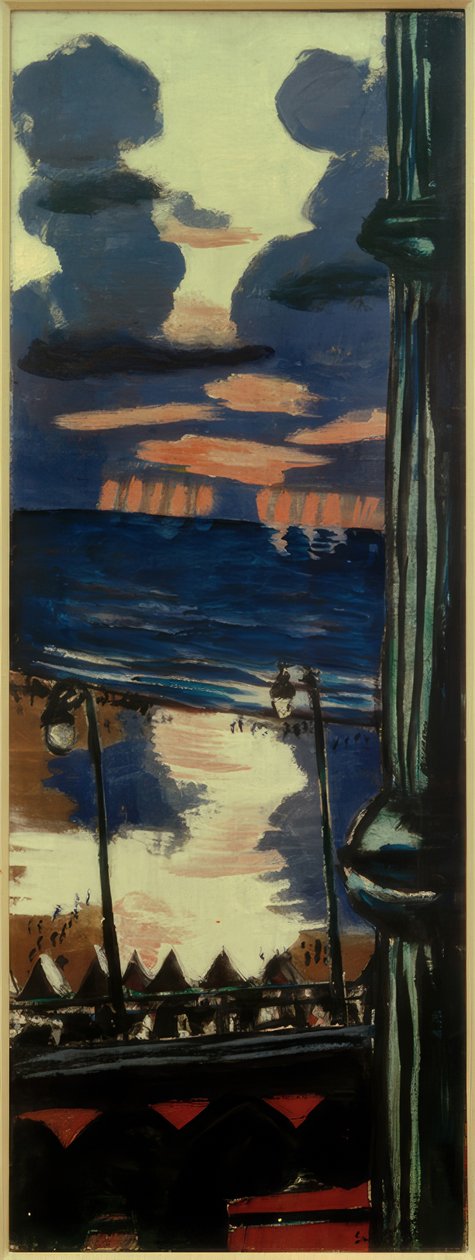 Kväll på terrassen av Max Beckmann