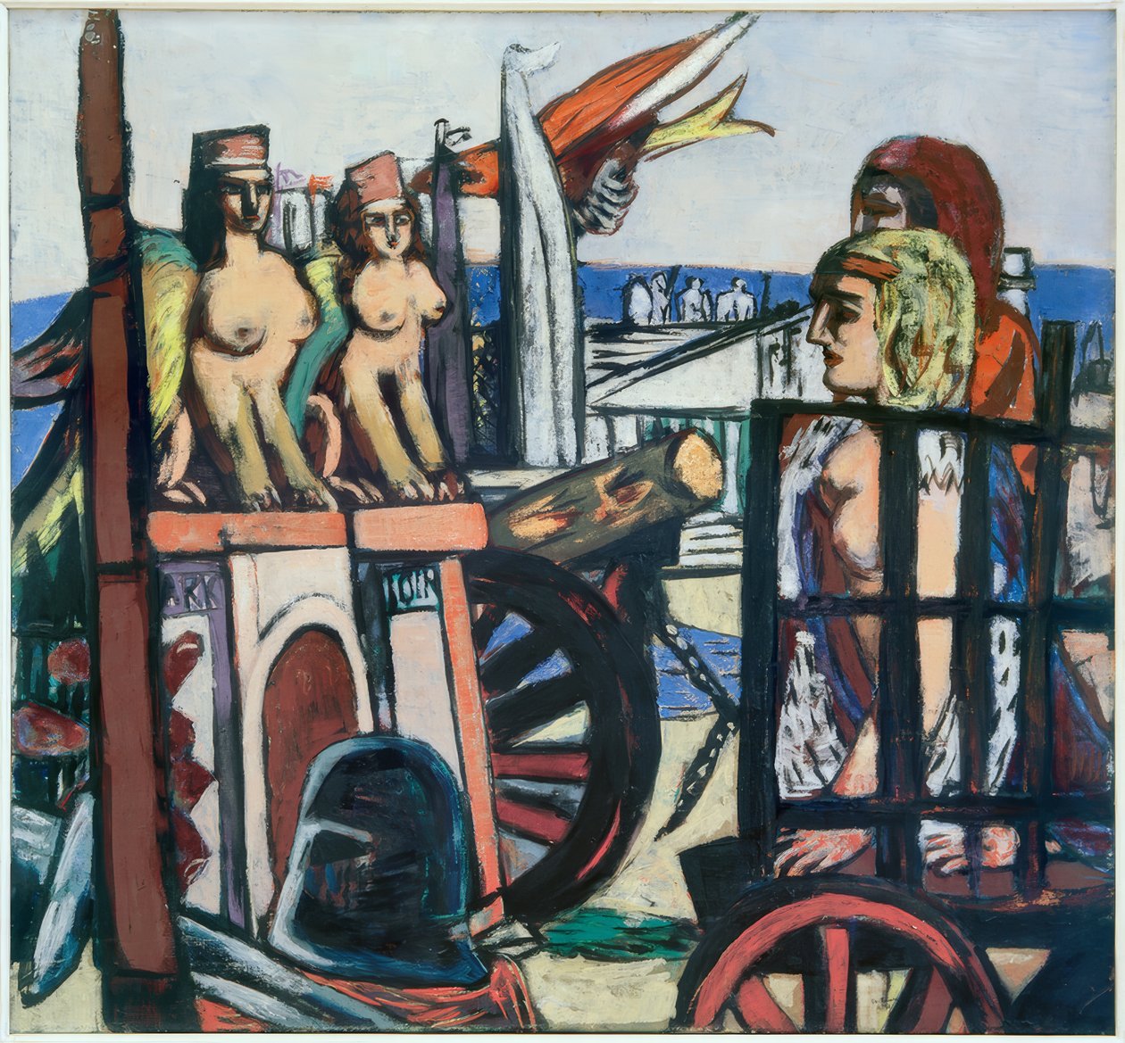 Avlägsnande av sfinxerna av Max Beckmann