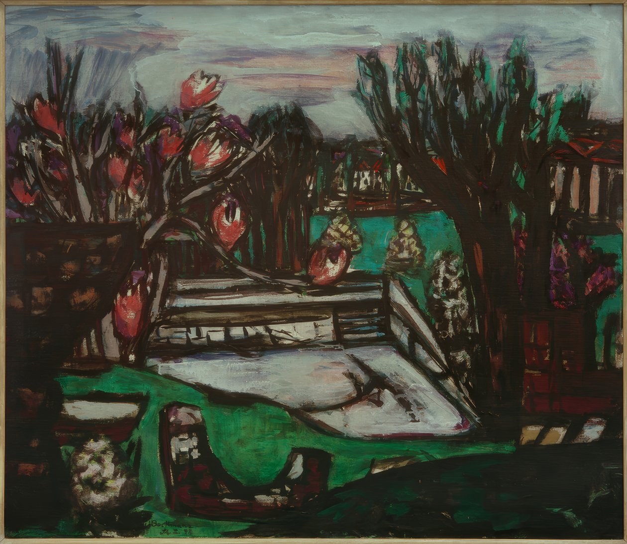 Alter Swimmingpool av Max Beckmann