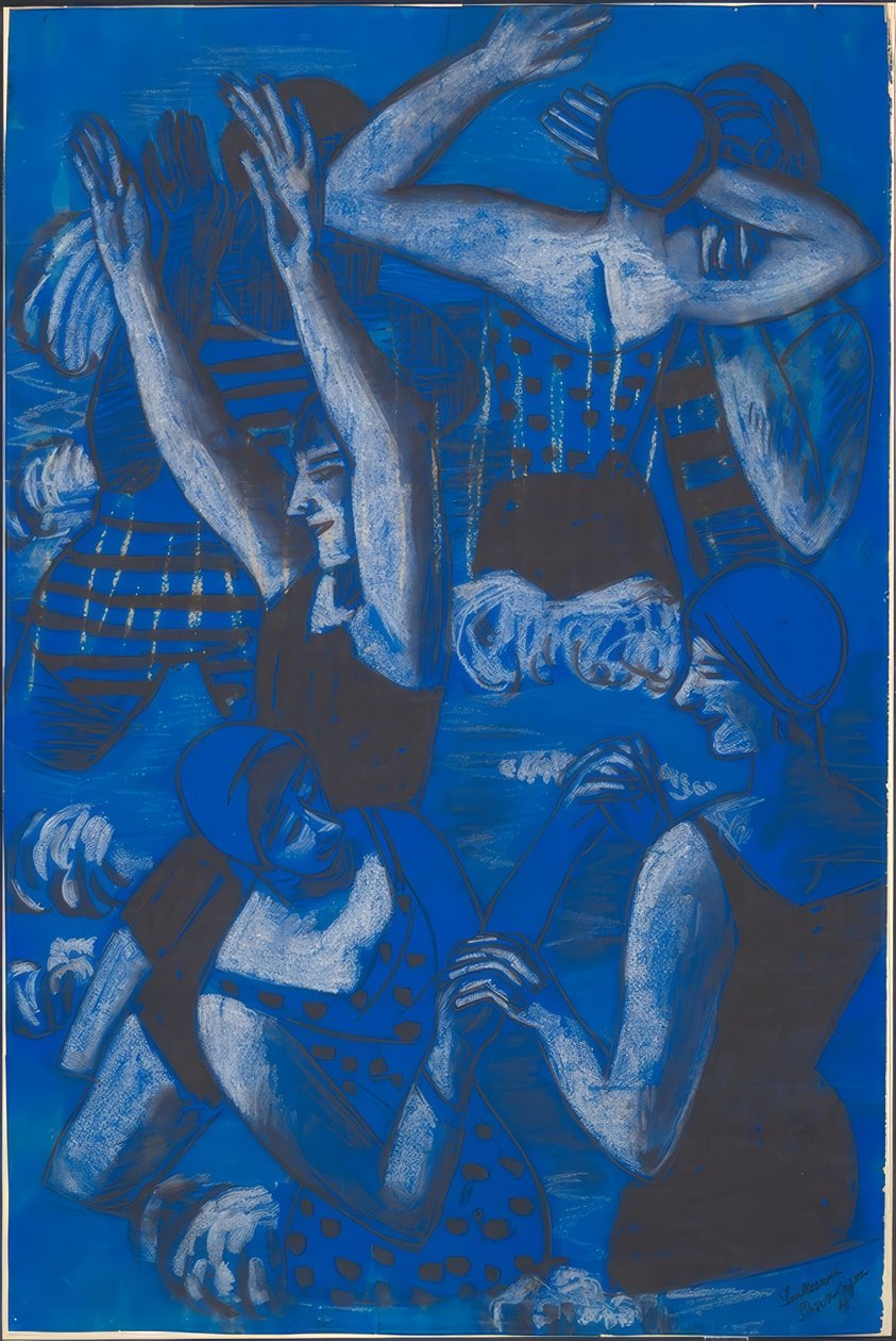 Badgäster av Max Beckmann