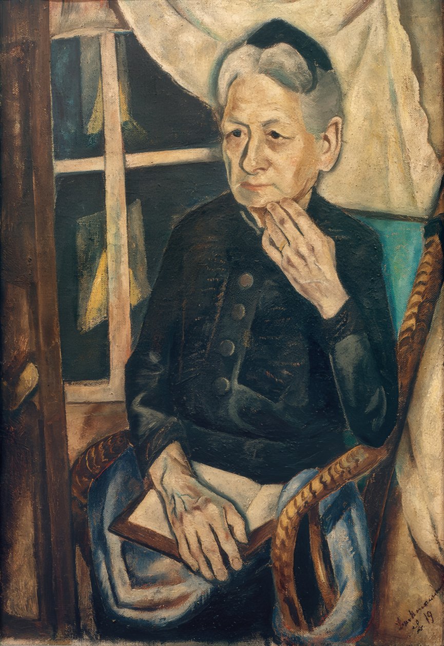 Porträtt av fru Tube av Max Beckmann