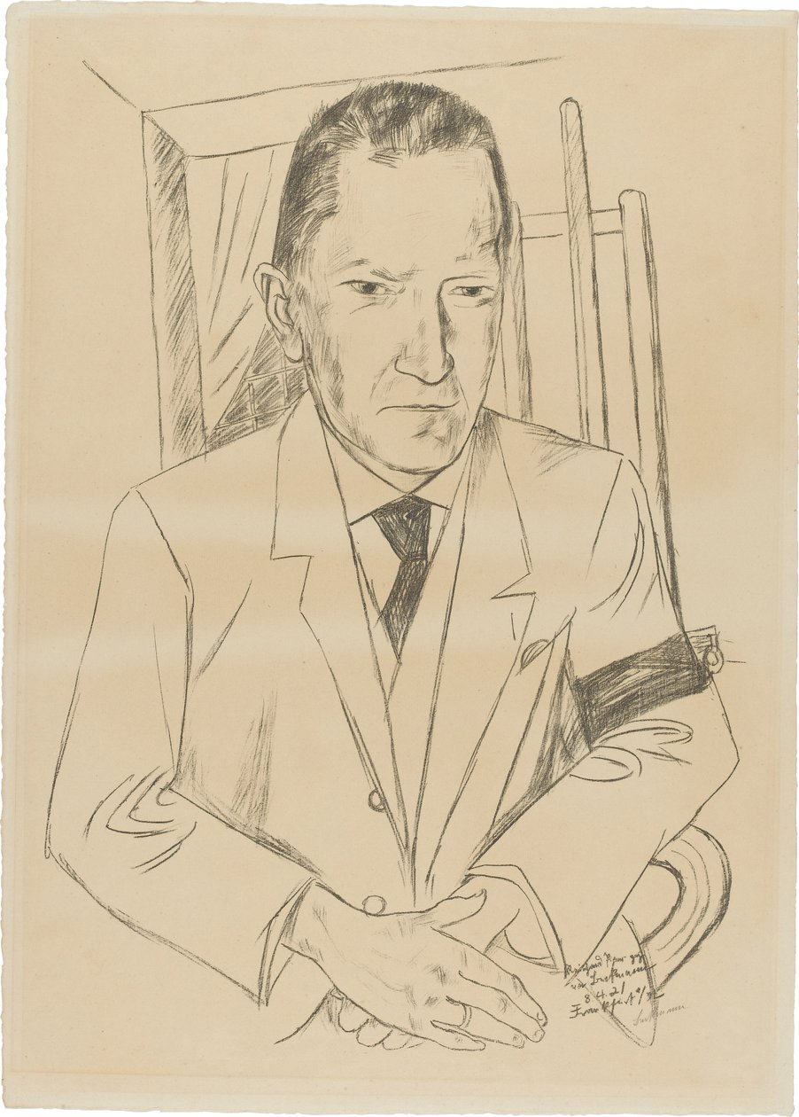 Porträtt av Reinhard Piper (1879–1953) av Max Beckmann