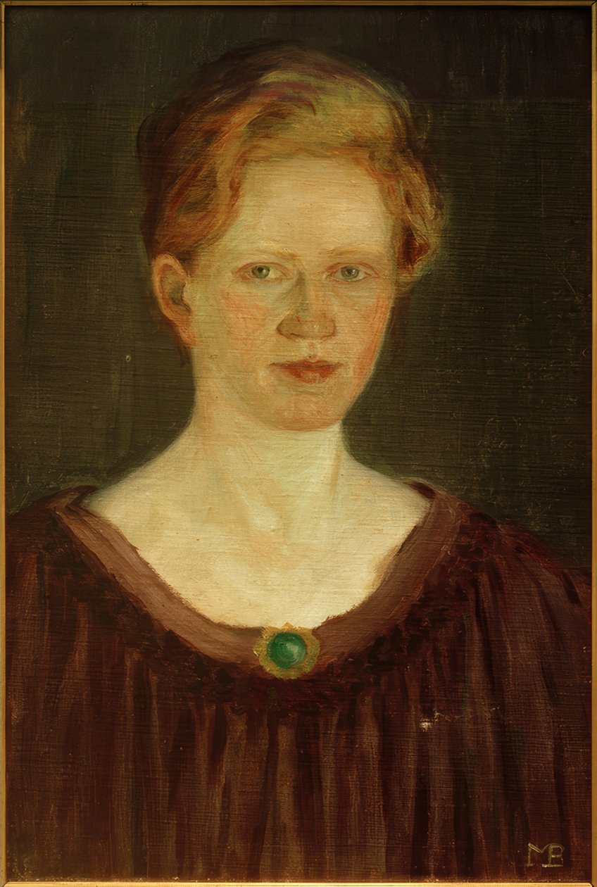 Porträtt av systern av Max Beckmann