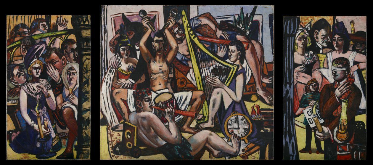 Blind mans bluff av Max Beckmann