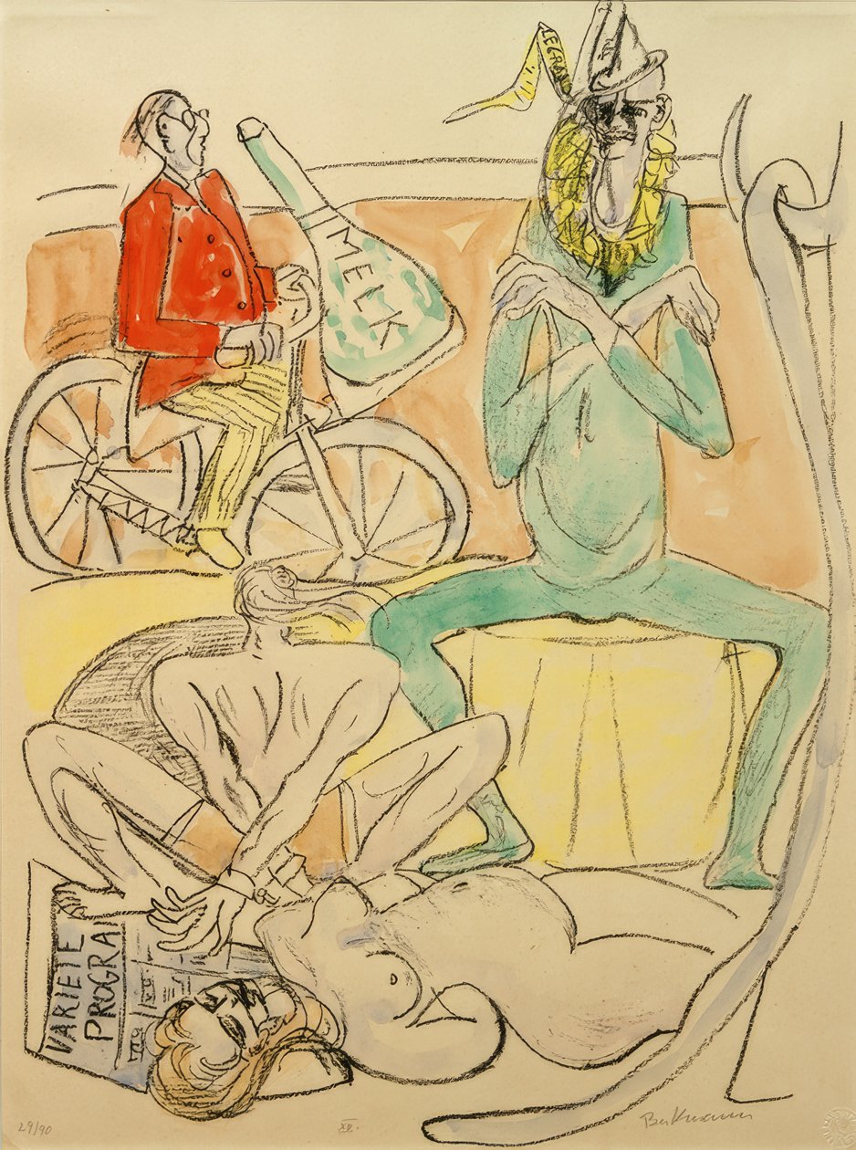 CIRKUS (Zirkus) av Max Beckmann