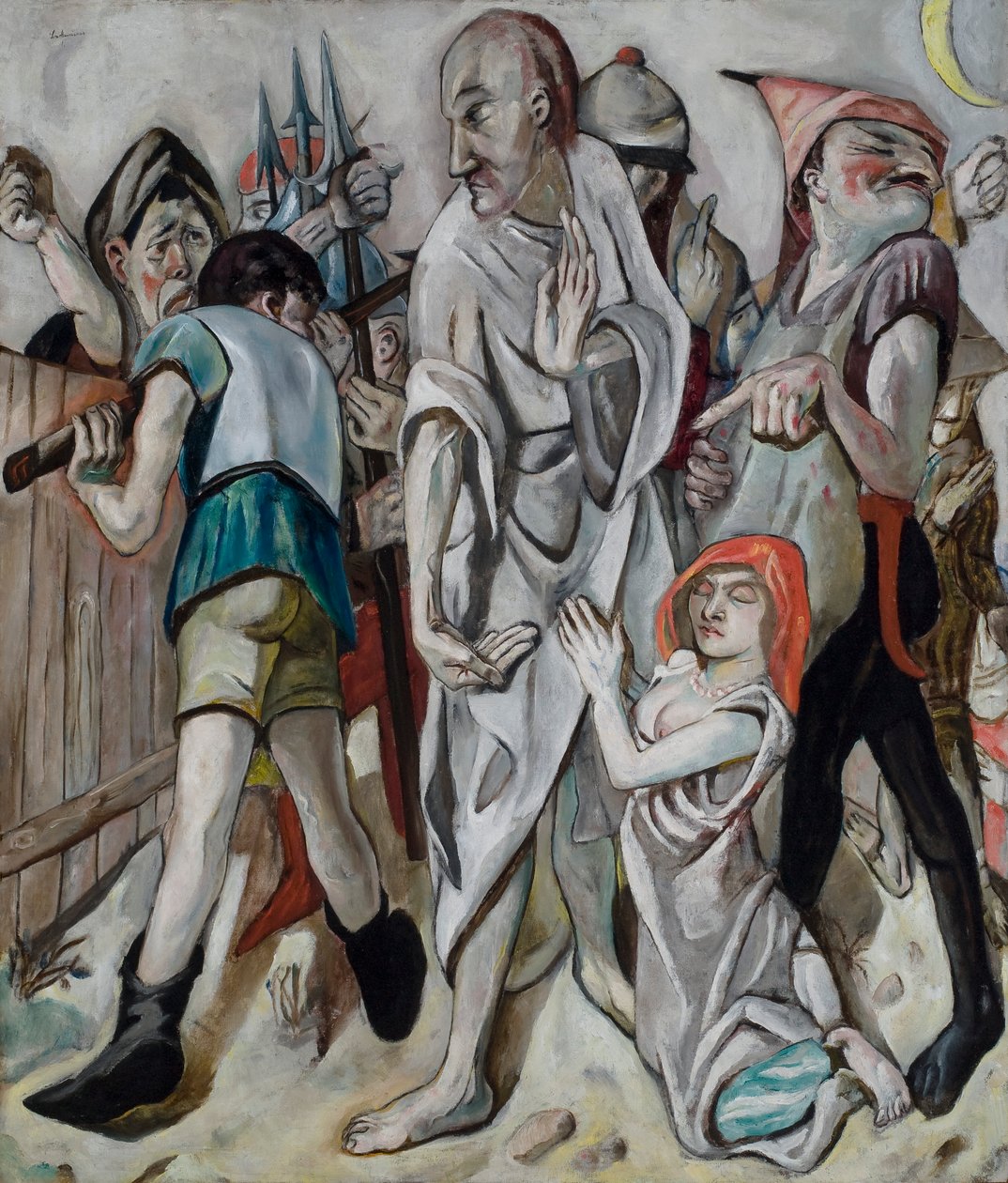 Kristus och syndaren av Max Beckmann