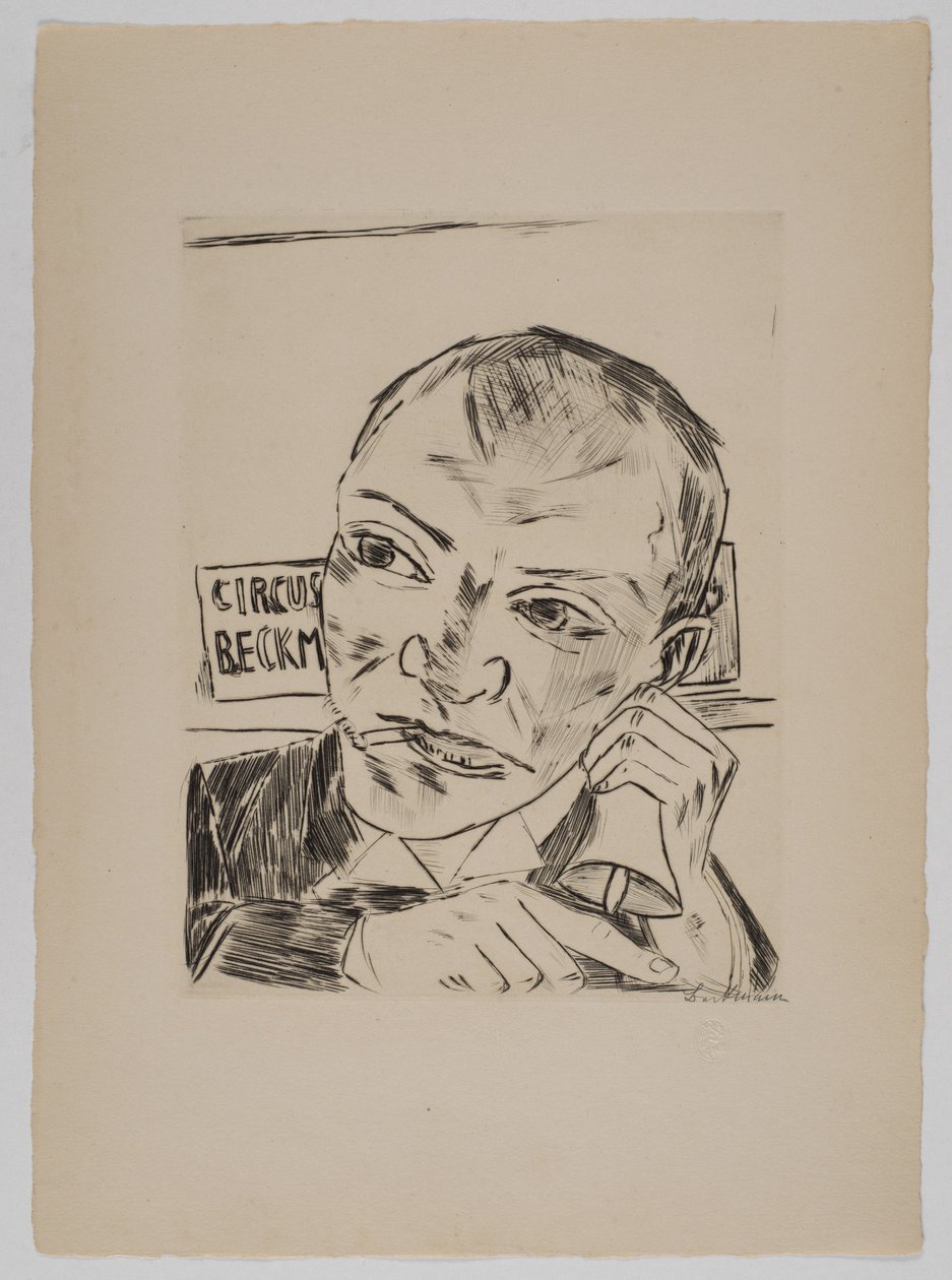 Utropet (Självporträtt) av Max Beckmann