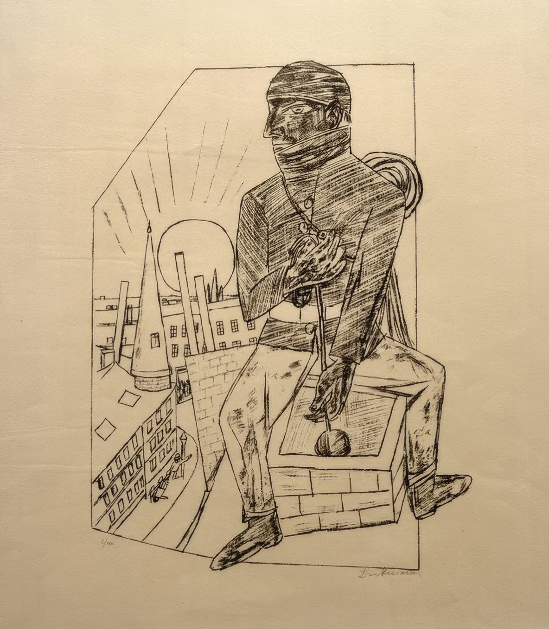 Skorstensfejarmästaren av Max Beckmann