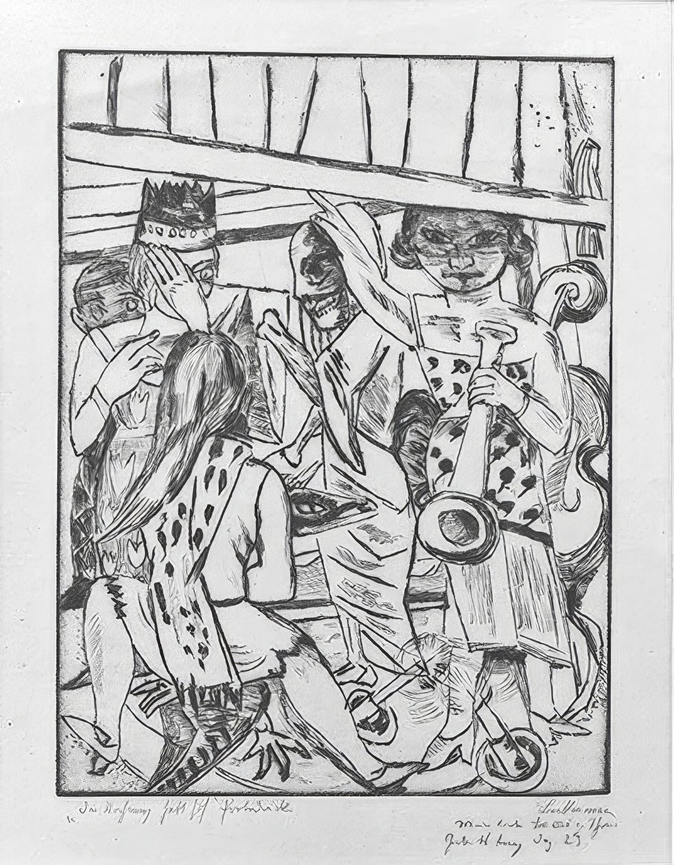 Ridån går upp av Max Beckmann