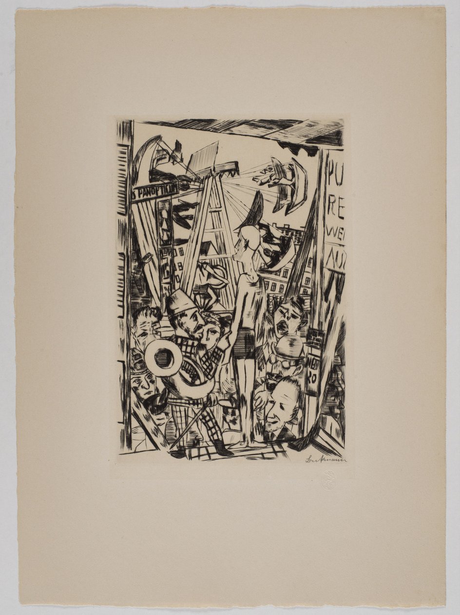 Den store mannen av Max Beckmann