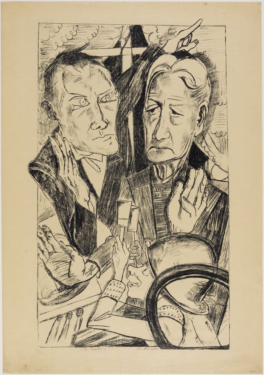 Familjen (familjen Beckmann) av Max Beckmann