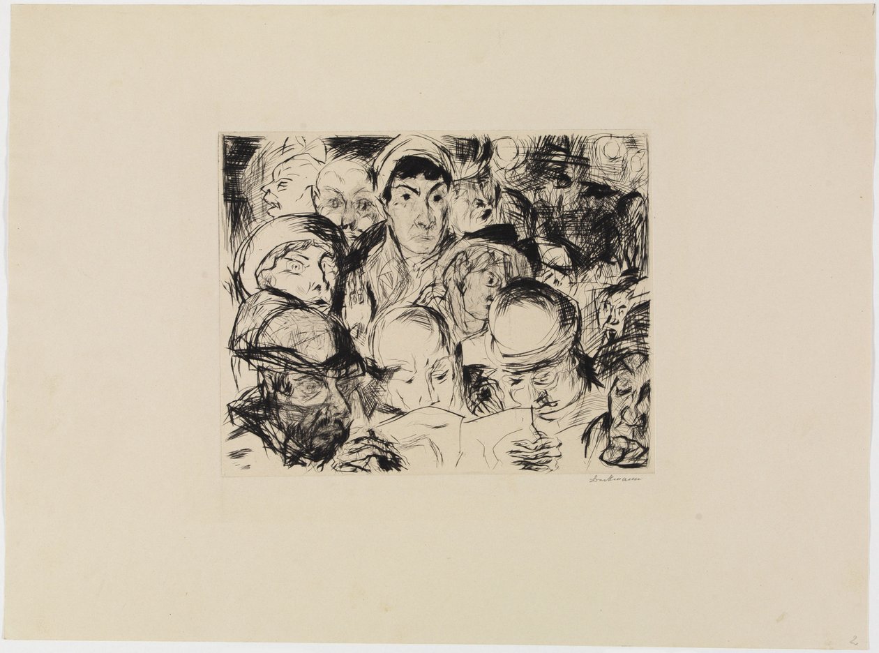 Krigsförklaringen av Max Beckmann
