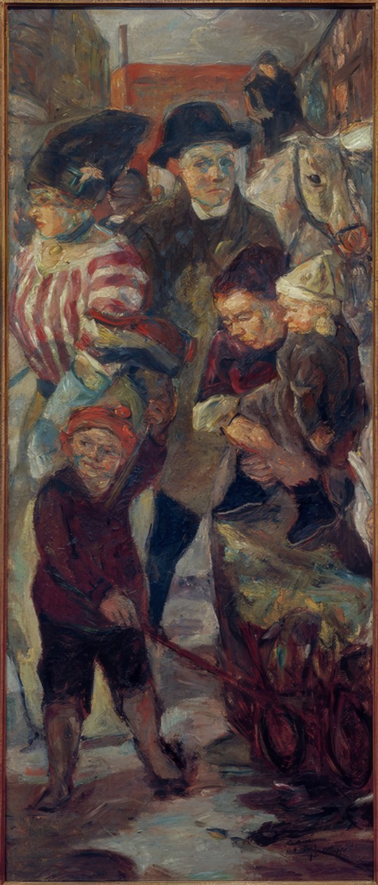 Gatan av Max Beckmann