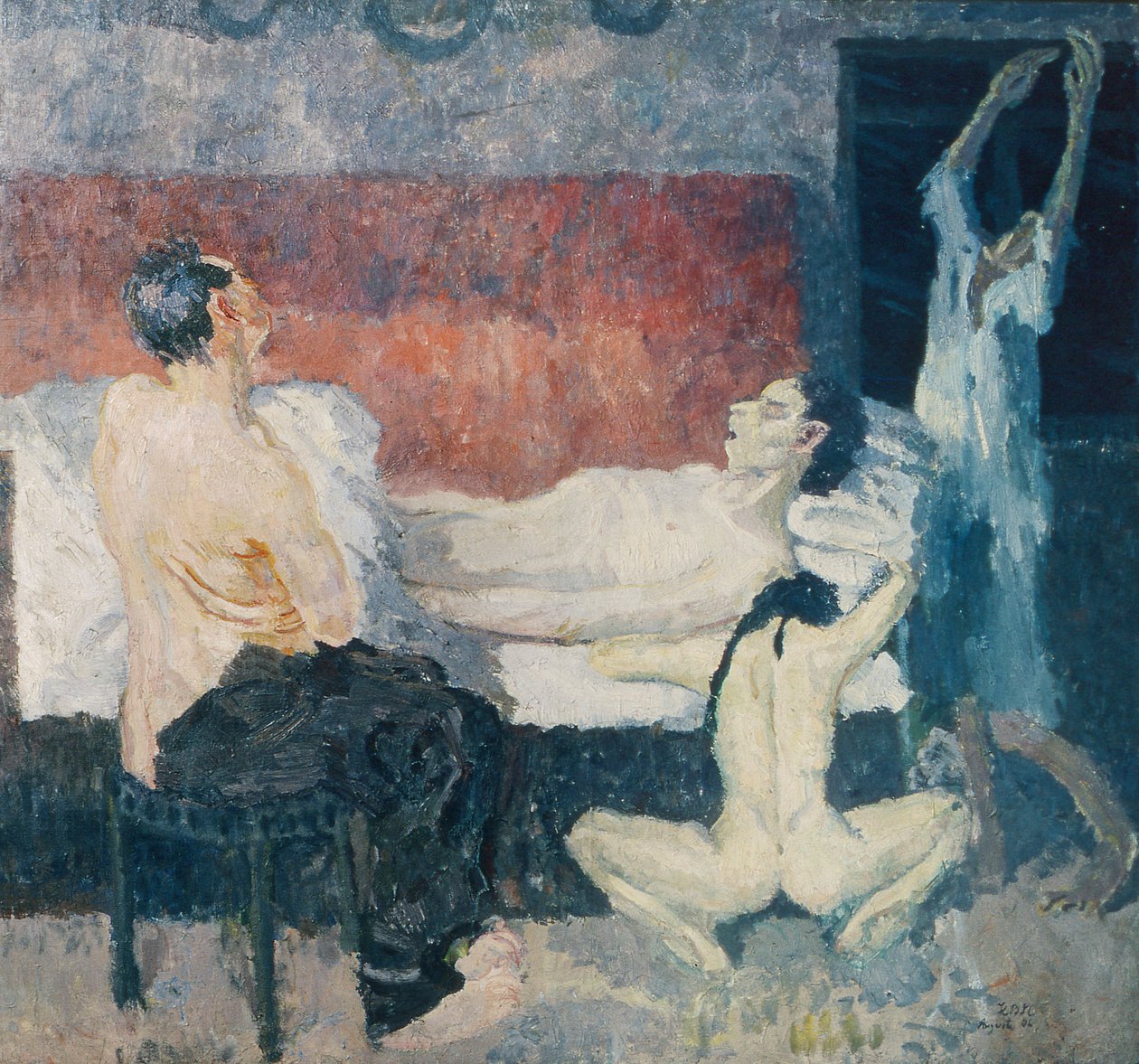 Fantastisk scen av ångest av Max Beckmann