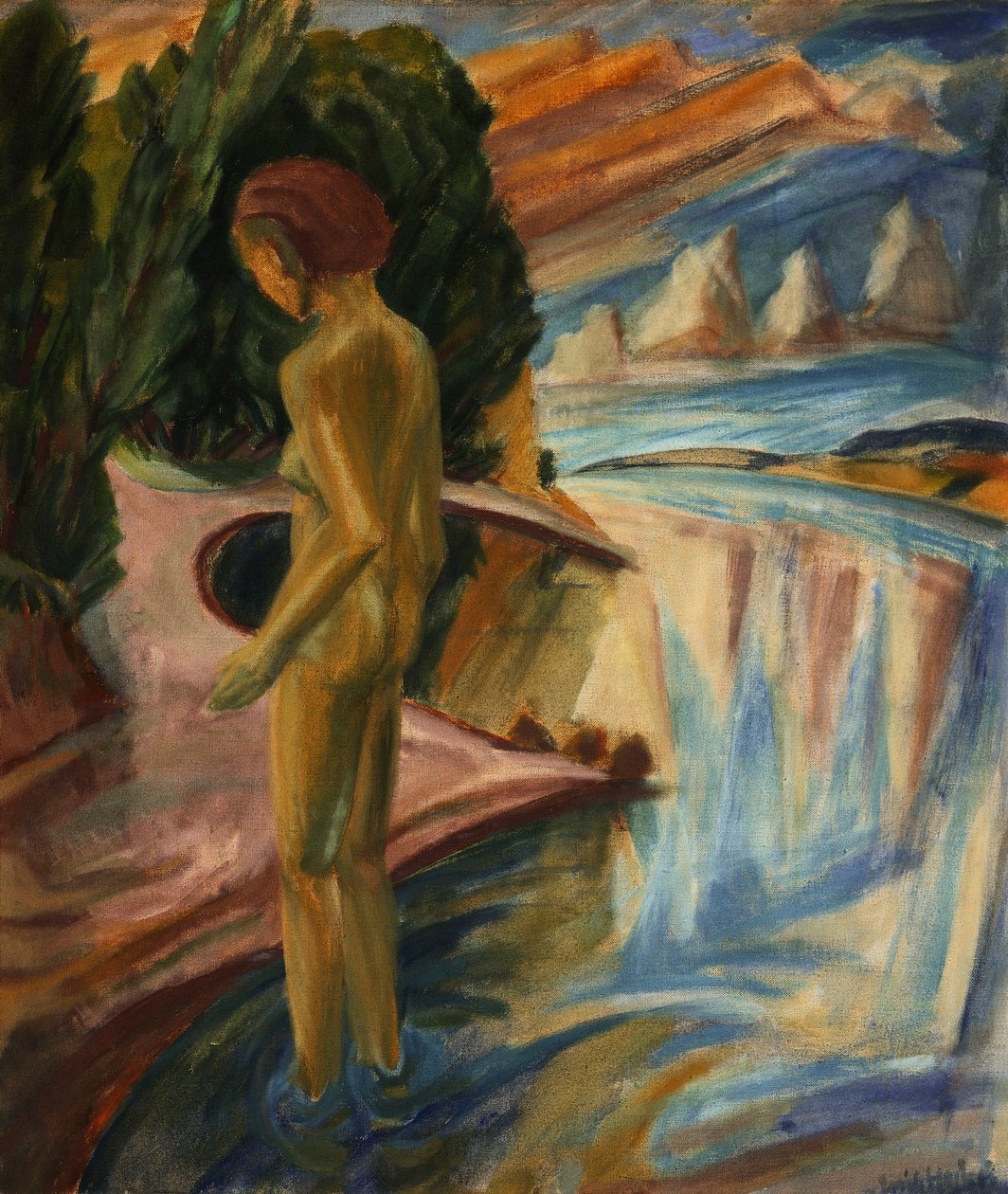Höskörd; Heuernte av Max Beckmann