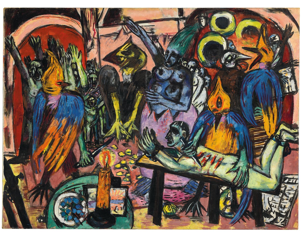 Fåglarnas helvete av Max Beckmann