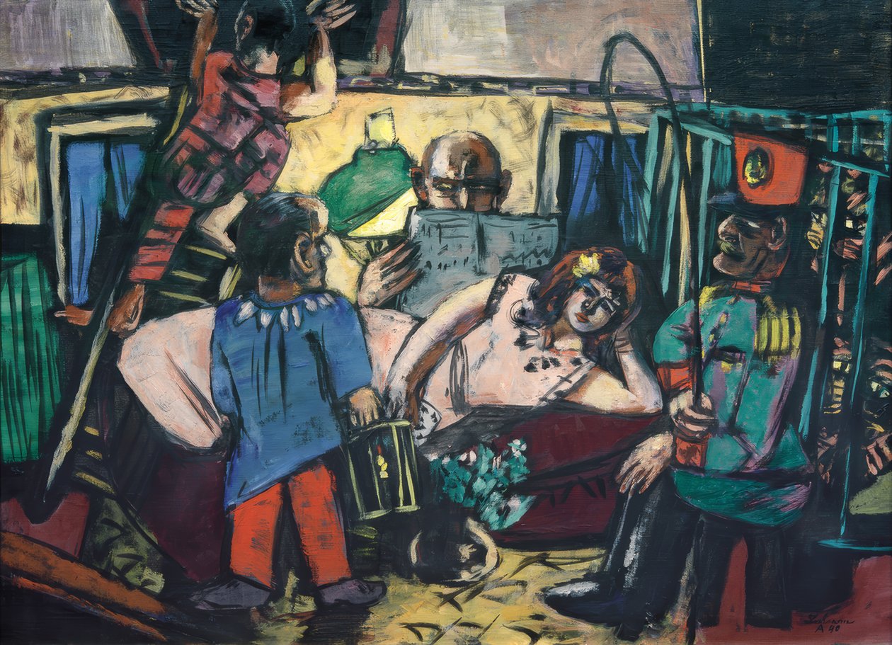 Jag är Artistenwagen av Max Beckmann