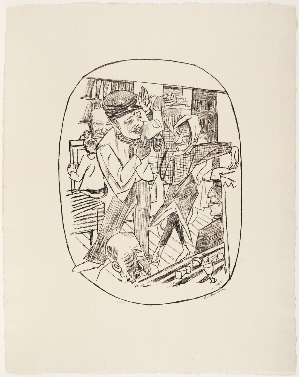Billig pub av Max Beckmann