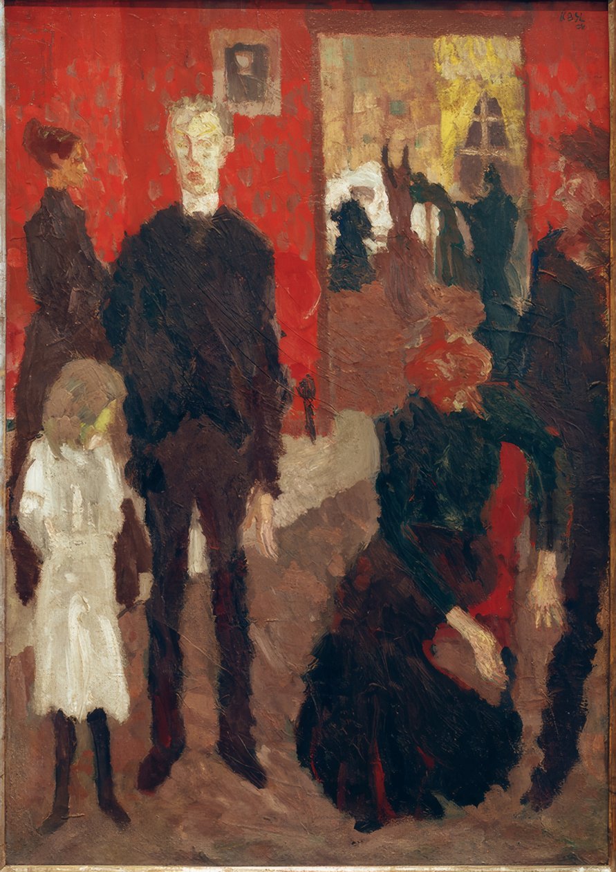 Liten dödsscen av Max Beckmann