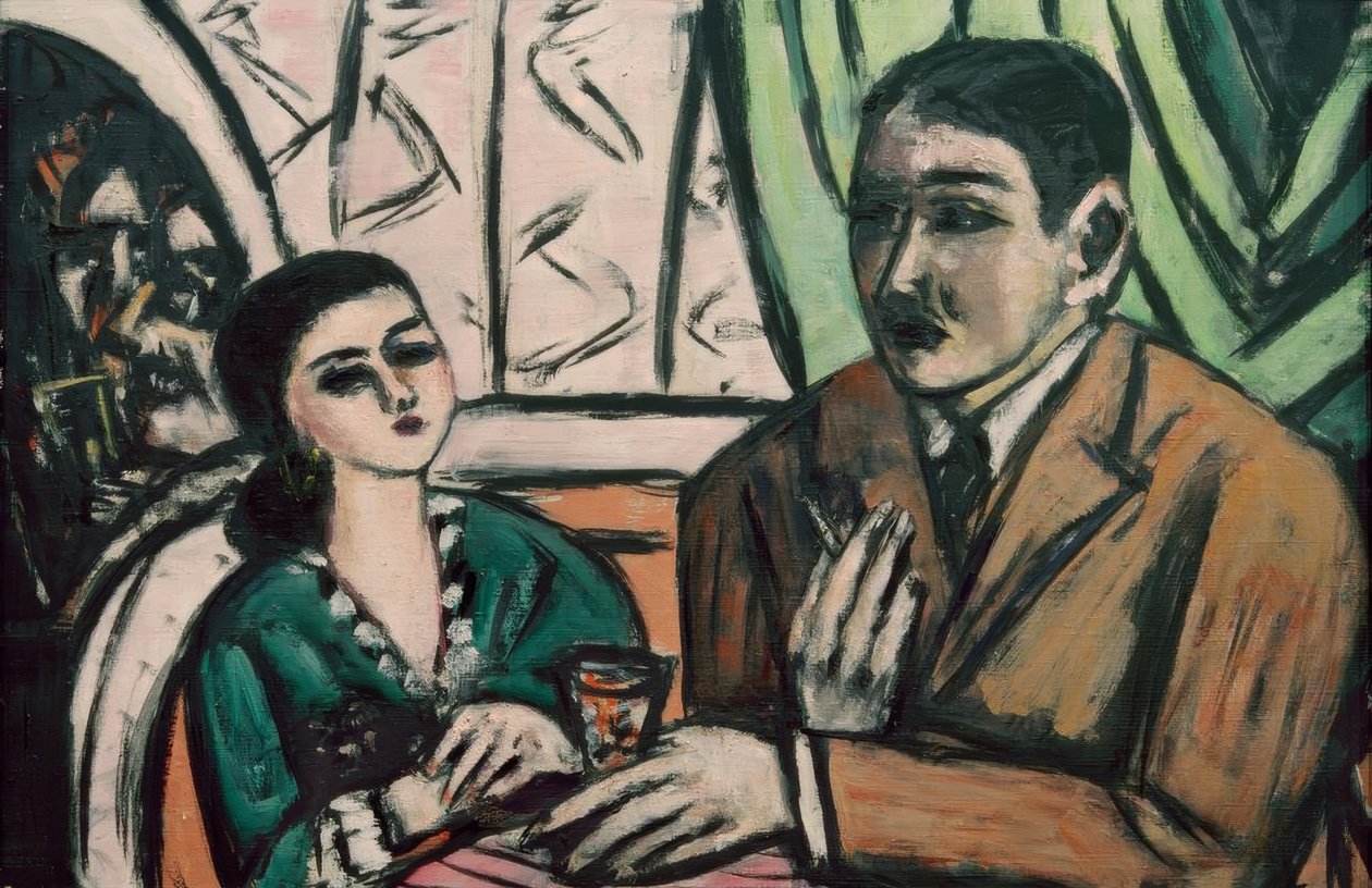 Konstnärscafé av Max Beckmann