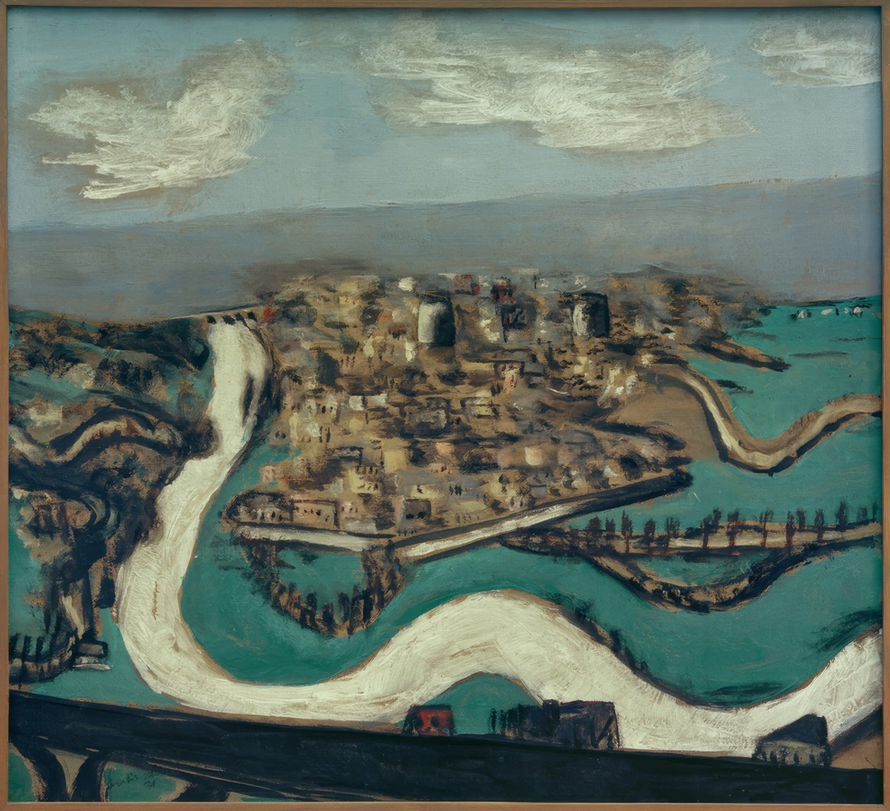 Saint-Germain landskap av Max Beckmann