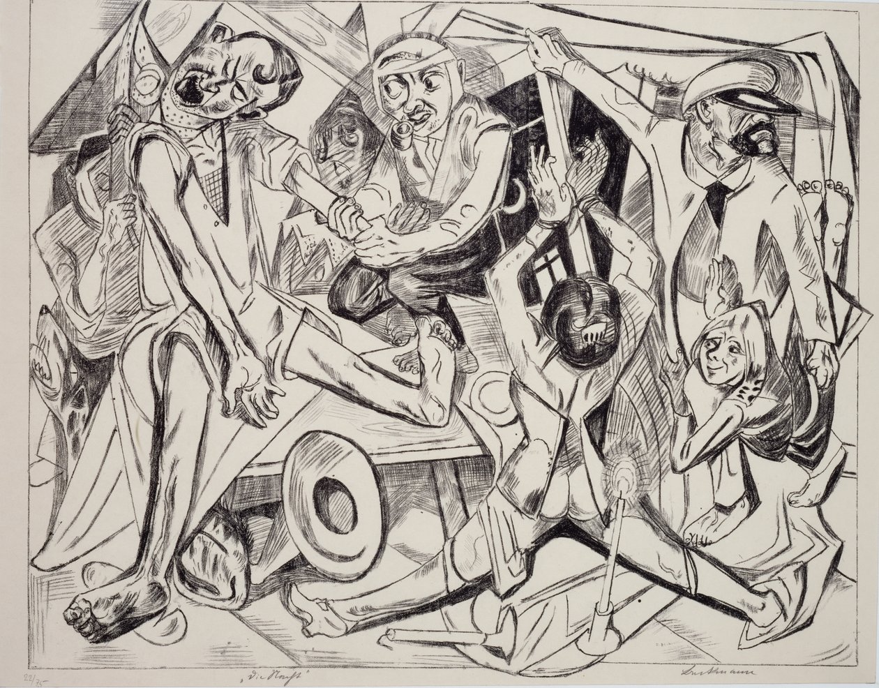 マレパトルス、Max Beckmann (1884-1950) 作、リトグラフ。 ドイツ、20 世紀、スウェーデン av Max Beckmann