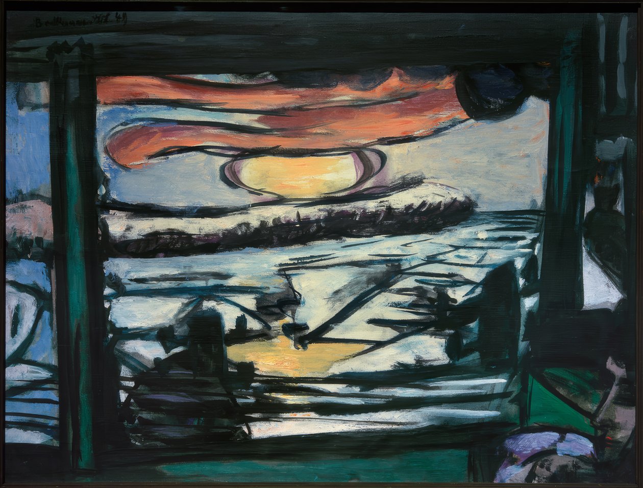 I morgon på Mississippi av Max Beckmann