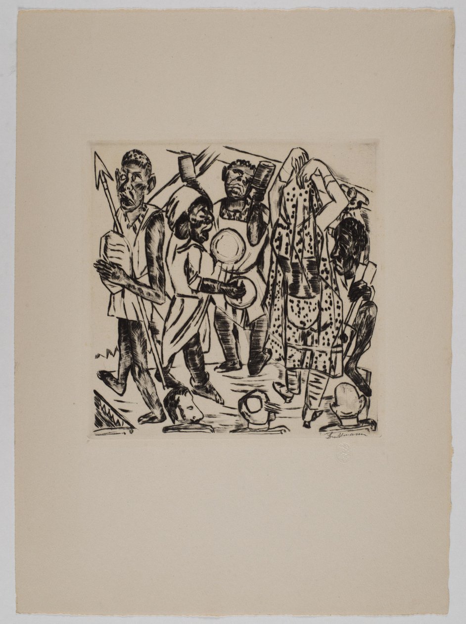 ”Svart dans” av Max Beckmann