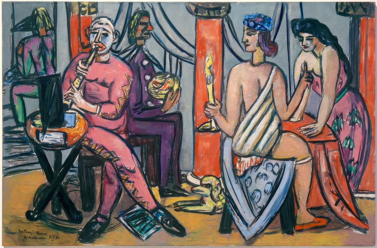 Pompeji-Clowner av Max Beckmann