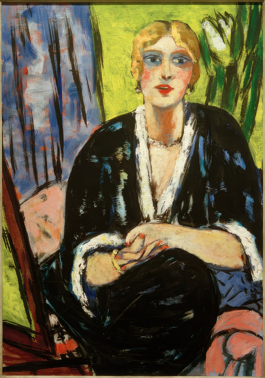 Porträtt av Lilly von Schnitzler av Max Beckmann