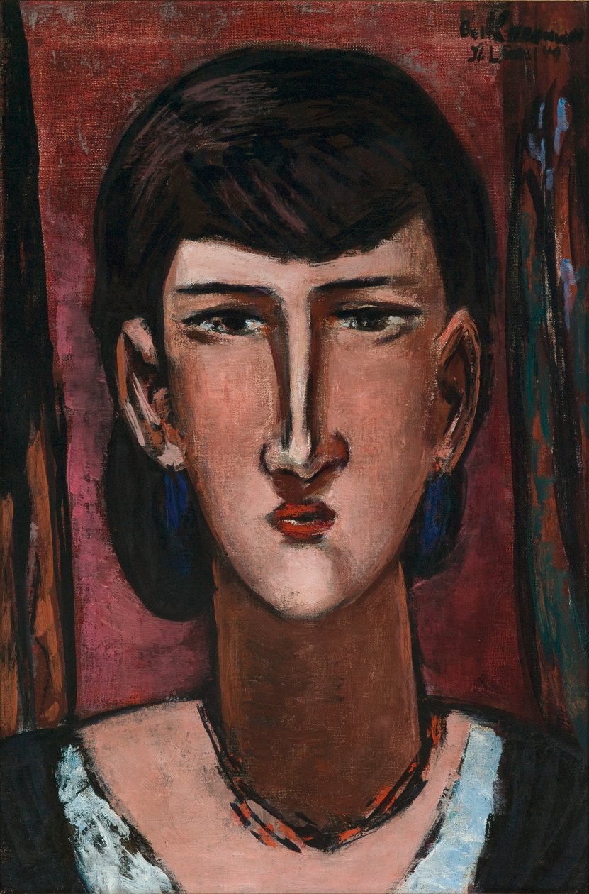 Porträtt av Edie Rickey av Max Beckmann