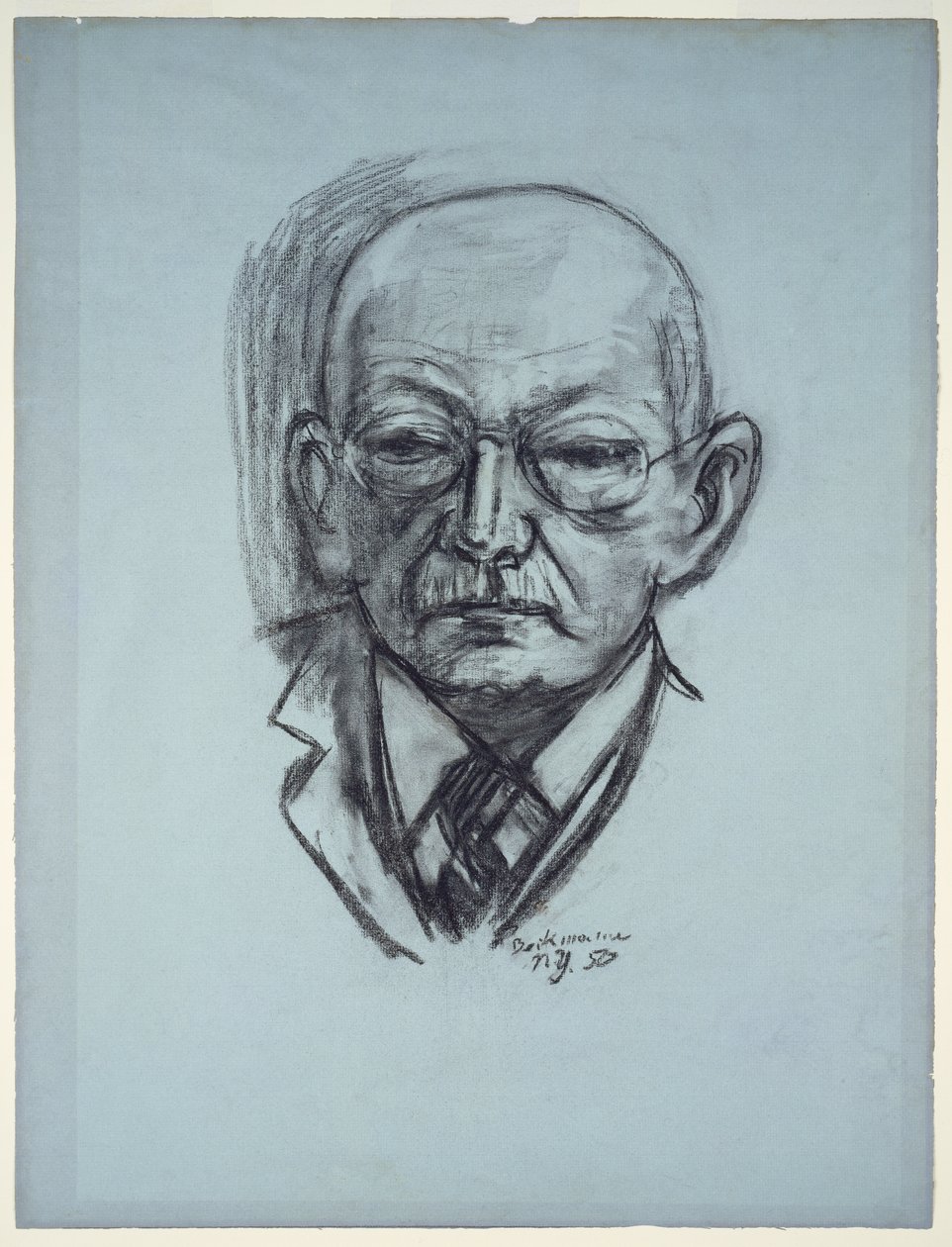 Porträtt av Georg Swarzenski av Max Beckmann