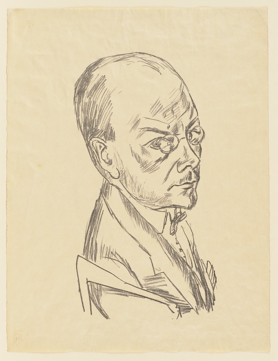 Porträtt av Georg Swarzenski av Max Beckmann