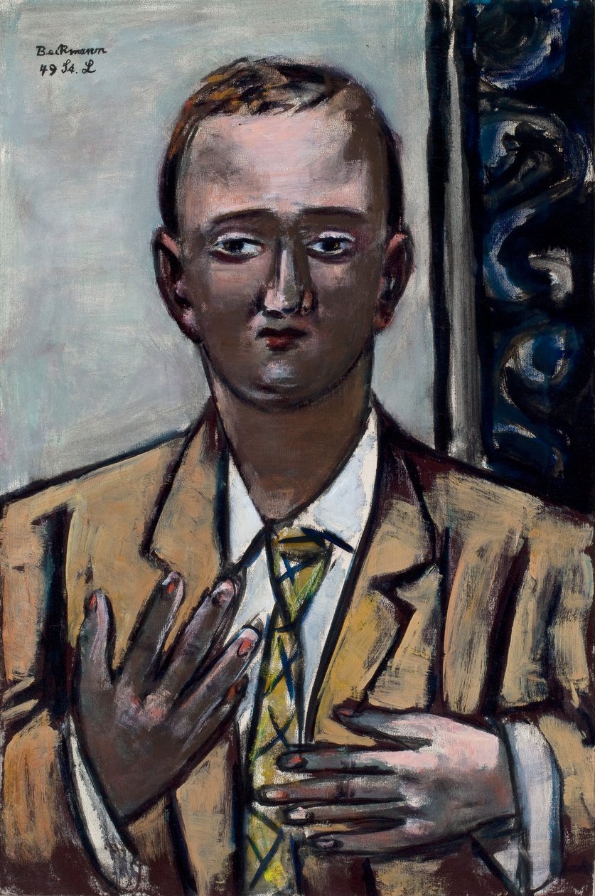 Porträtt av Morton D. May av Max Beckmann