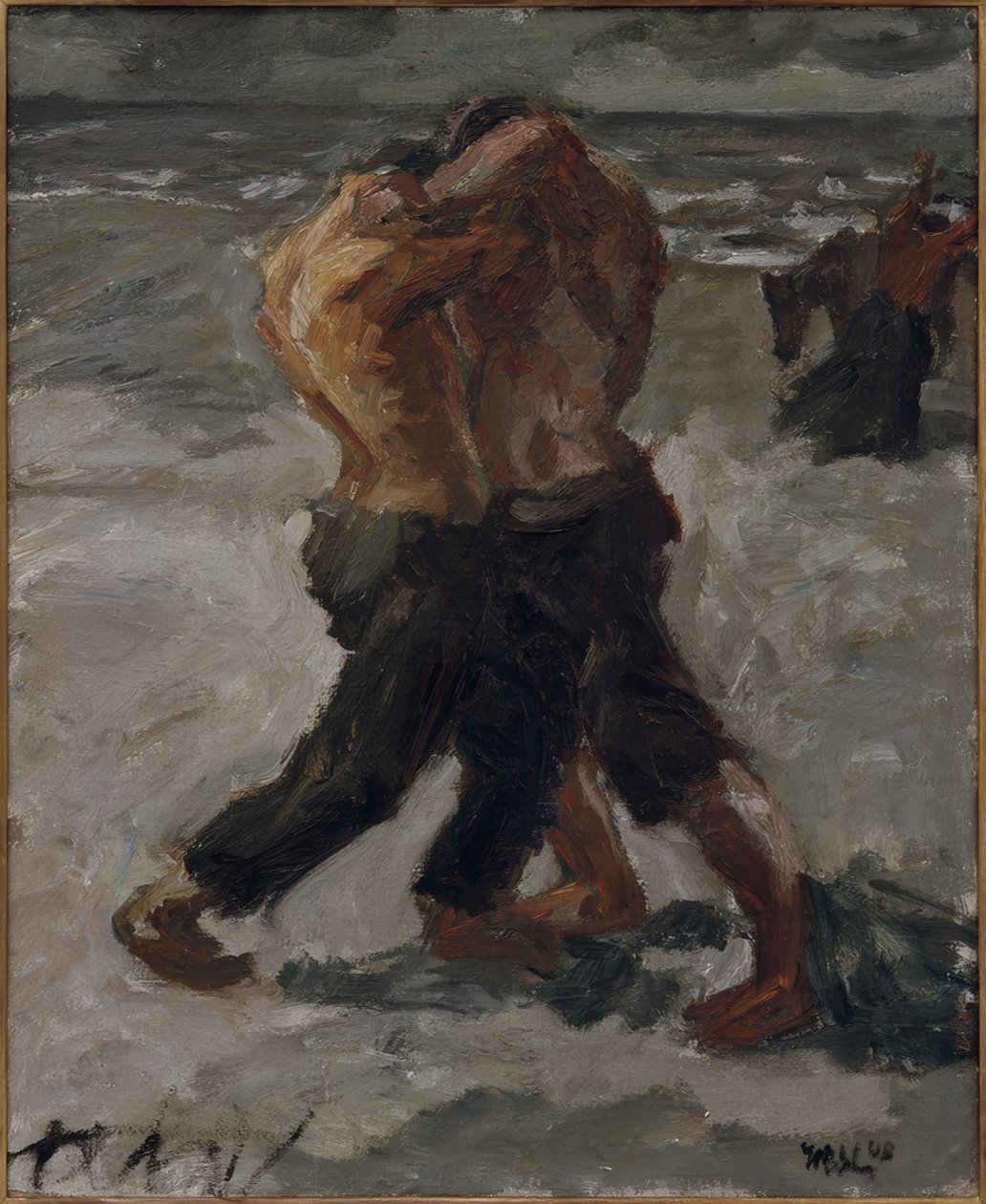 Rivalen: Ringerpaar av Max Beckmann