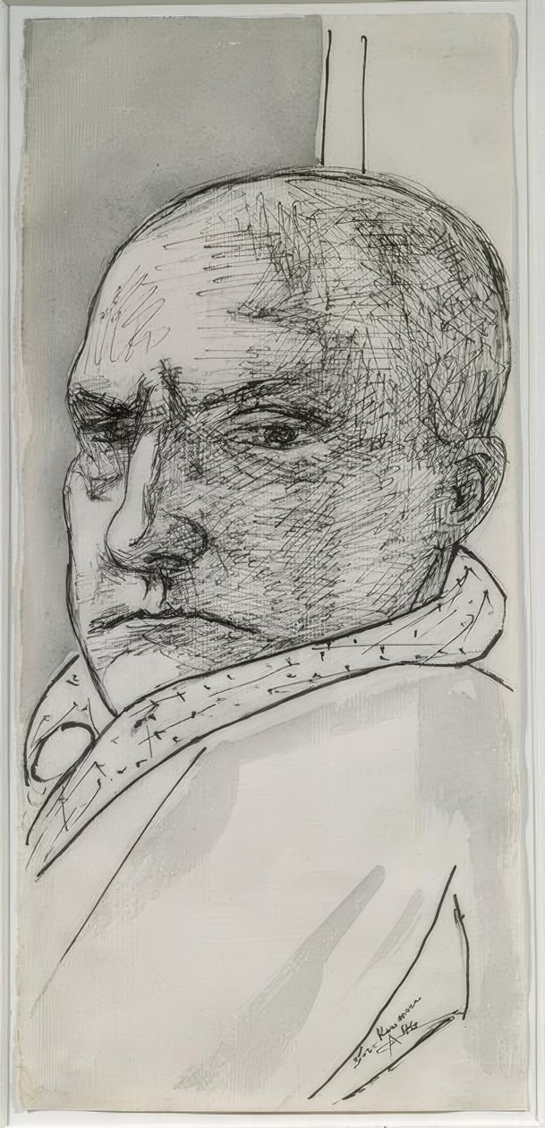 Självporträtt av Max Beckmann
