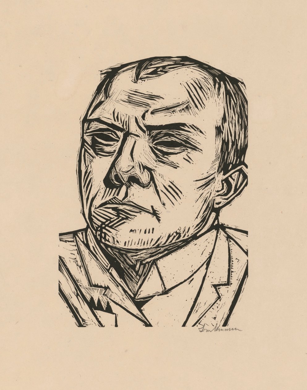 Självporträtt av Max Beckmann