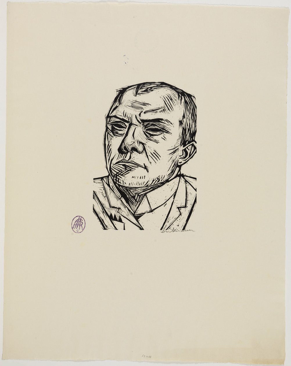 Självporträtt av Max Beckmann
