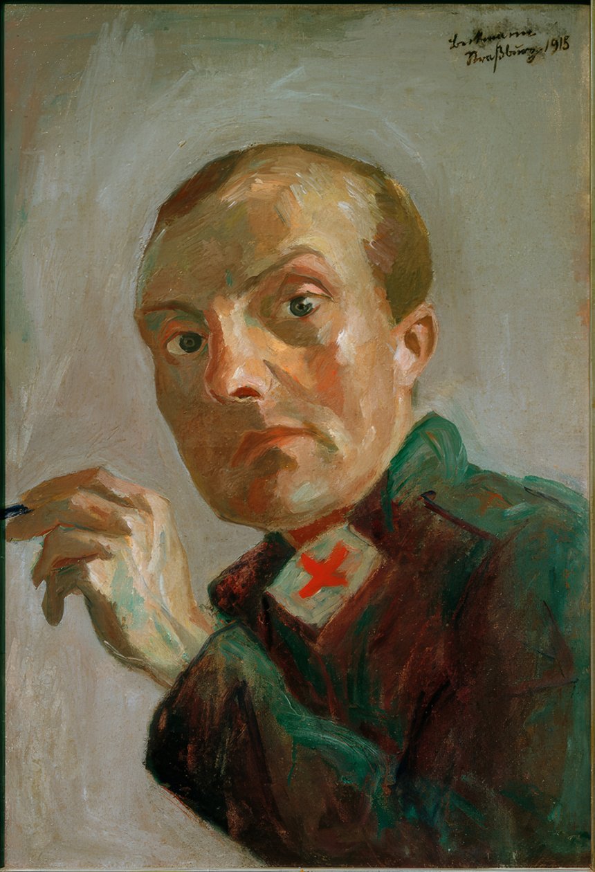 Självporträtt som sjuksköterska av Max Beckmann