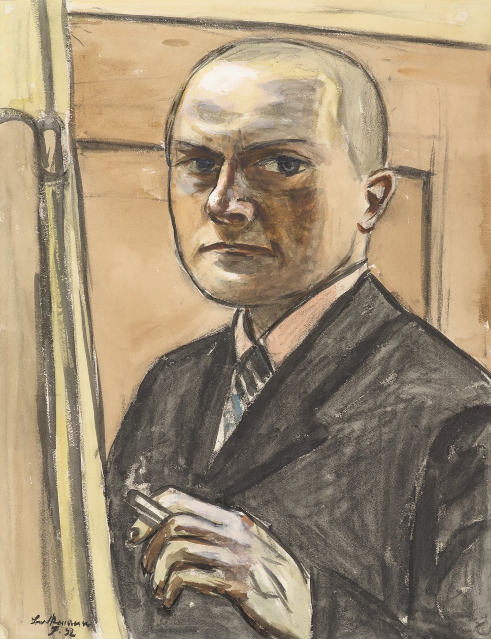 Självporträtt av Max Beckmann