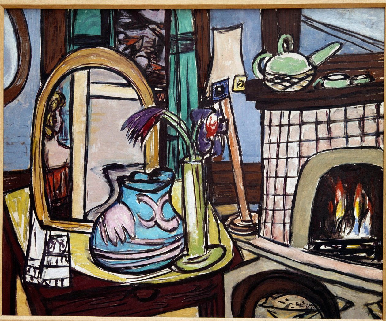 Stilleben med måsar målning av Max Beckmann (1884-1950) av Max Beckmann