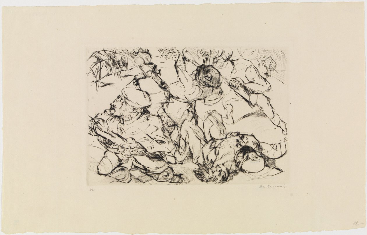Anfallsattack av Max Beckmann