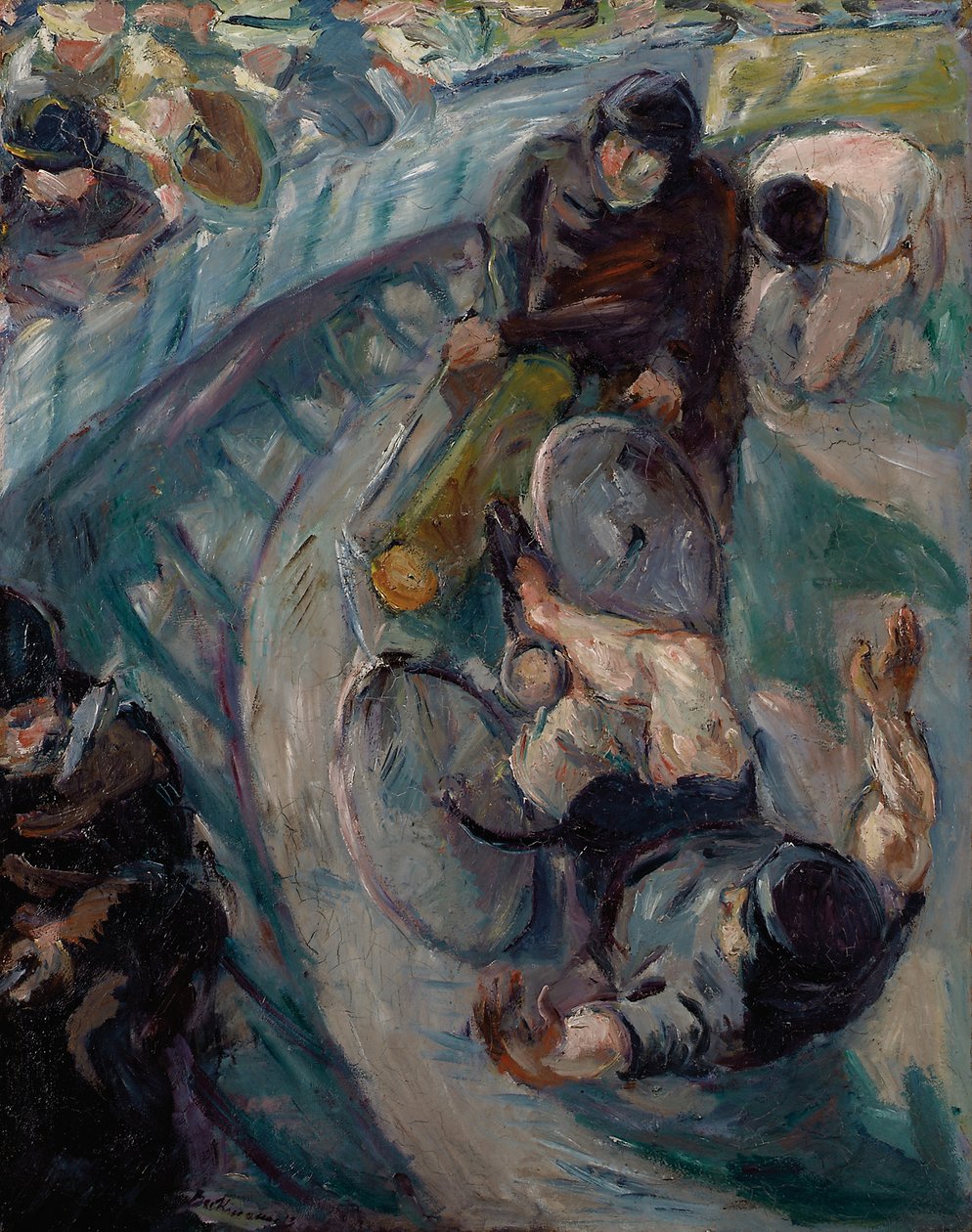 Fallande racer av Max Beckmann