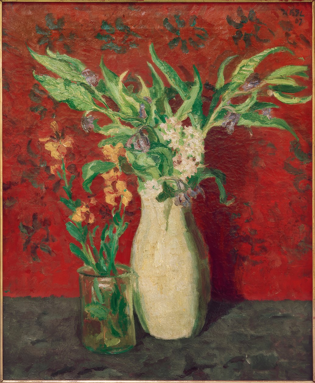 Marsh blommor av Max Beckmann