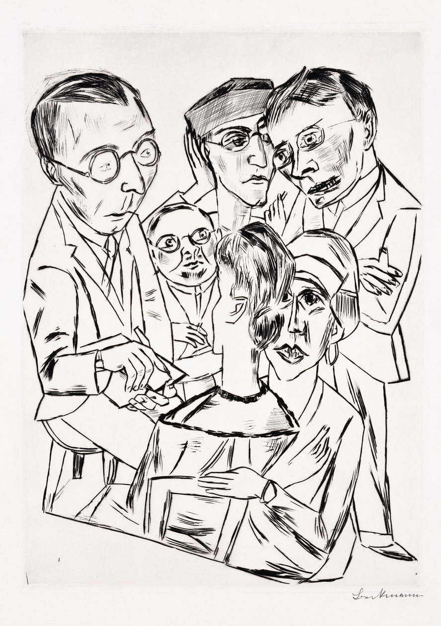 Konstnären i samhället av Max Beckmann